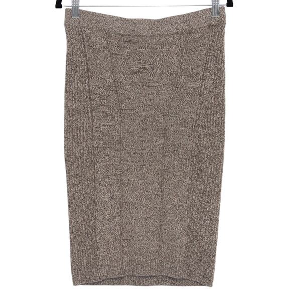 MARC by MARC JACOBS Brown Knit Knee Length Skirt Size Medium - Picture 2 of 4